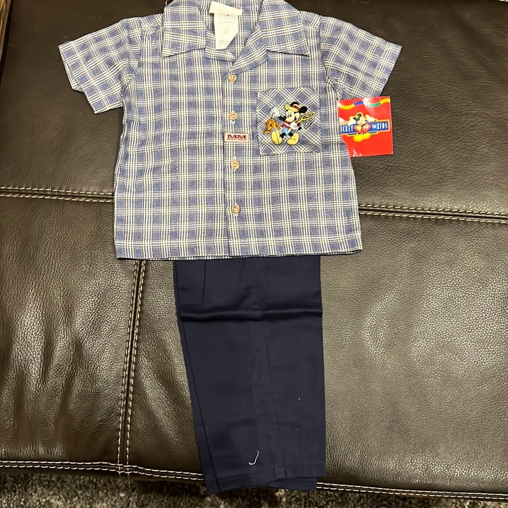 Mickey Mouse, little boys outfit, size 2T